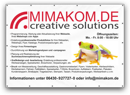 Werbebanner Druckerei Dahme Bannerdruck Dahme