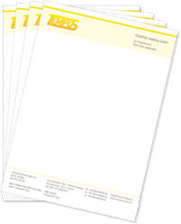 Druckerei Briefpapier Bürobedarf Welschenbach günstig Briefkopfgestaltung Druck