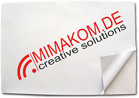 Druckerei Aufkleber Folien günstig Druck Werbedruck Werbung drucken Sticker Werbeaufkleber